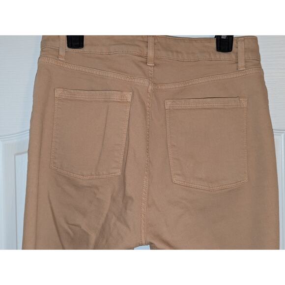 LL Bean Jeans Women's 10P Tan Straight Leg Classic Fit - Picture 2 of 8